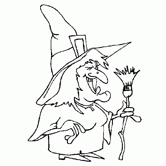 Une sorcière préparant une potion dans son atelier