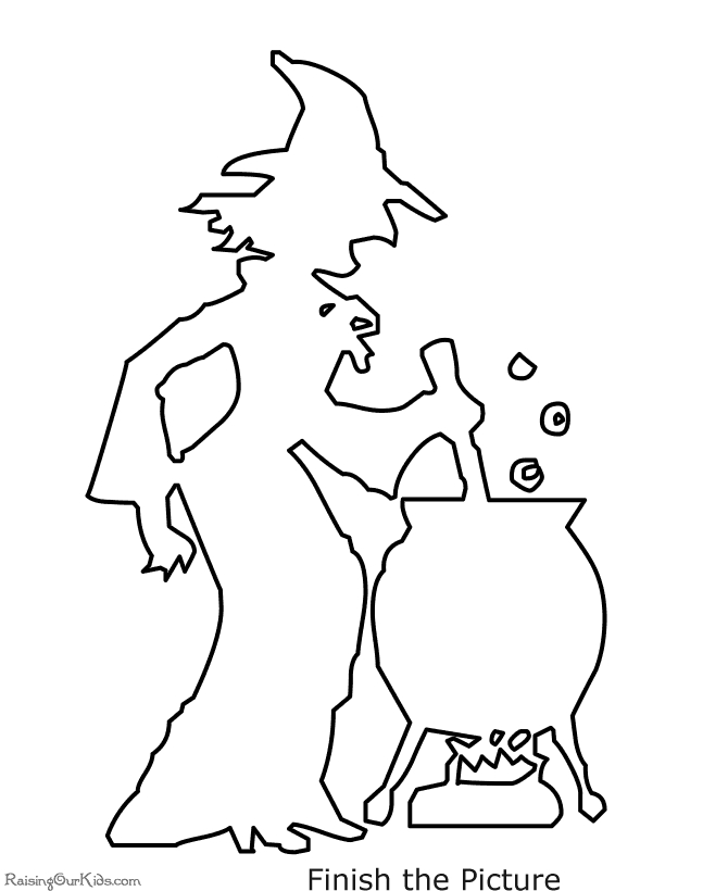 Une sorcière en pleine préparation de potion dans sa forêt enchantée