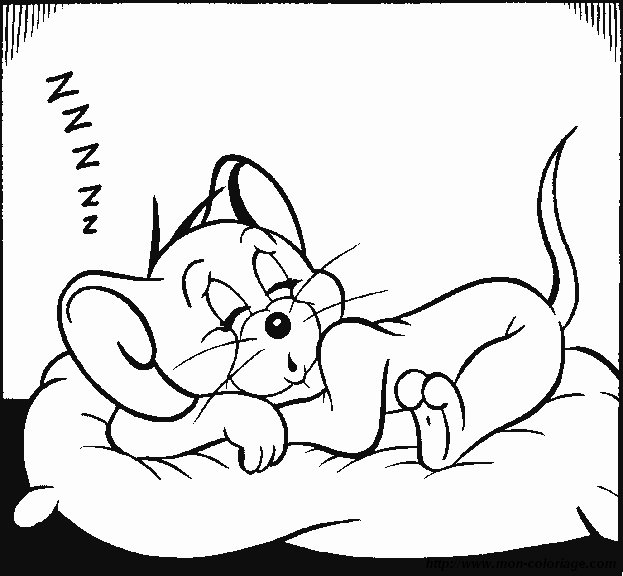 Un dessin de souris joyeuse sur un fond simple