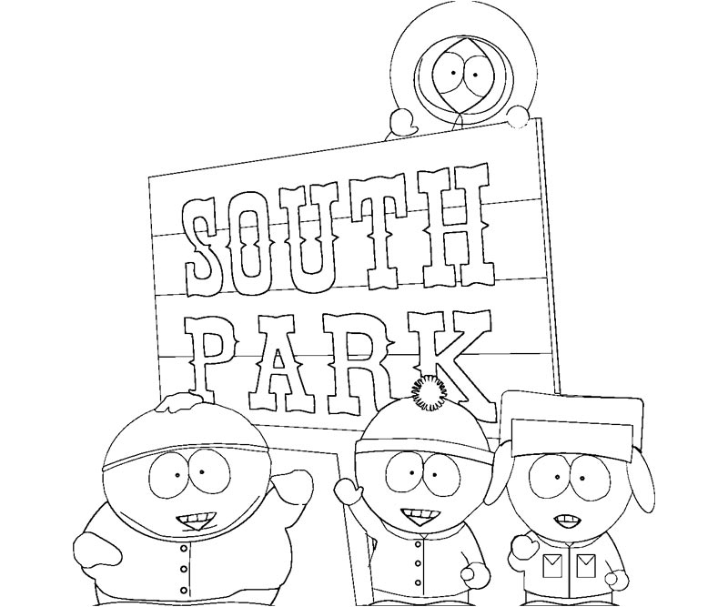 Scène de South Park avec Stan, Kyle et Cartman dans un décor hivernal