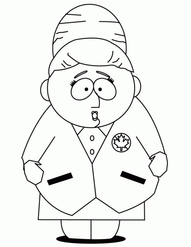 Personnages de South Park en pleine activité sur fond de paysage urbain