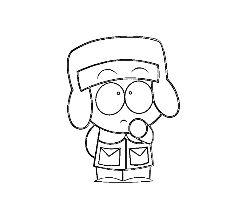 Personnages de South Park interagissant dans une scène humoristique