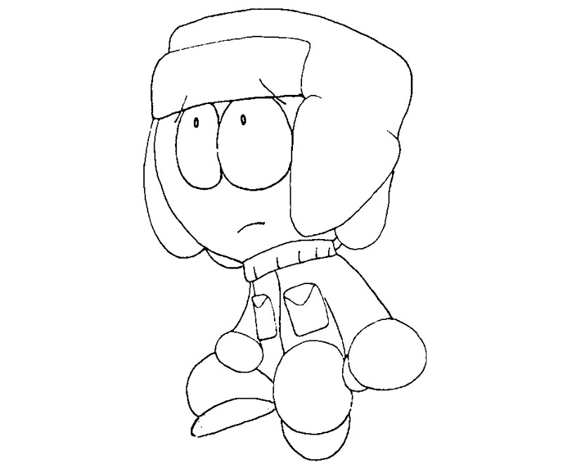 Coloriage de personnages de South Park en pleine aventure