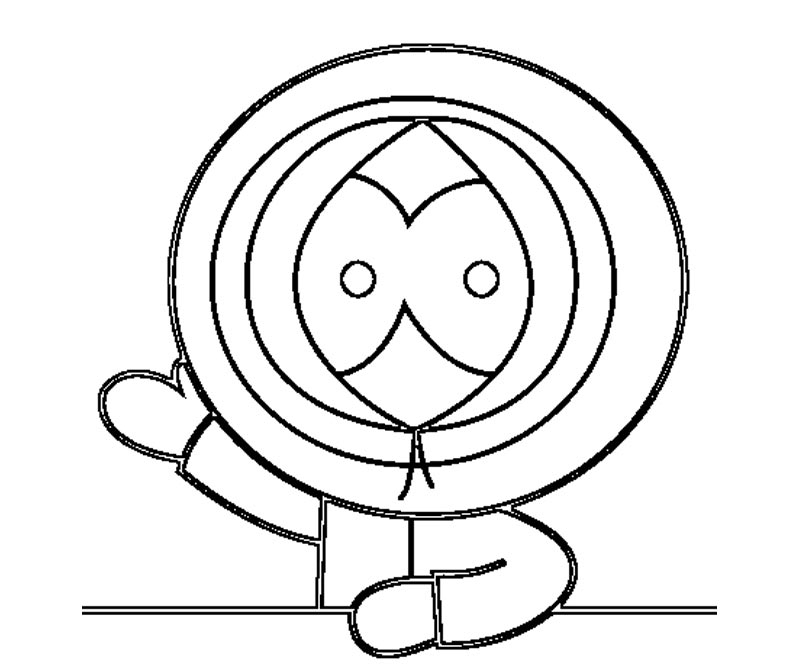 Personnages de South Park en pleine aventure dans un décor enneigé