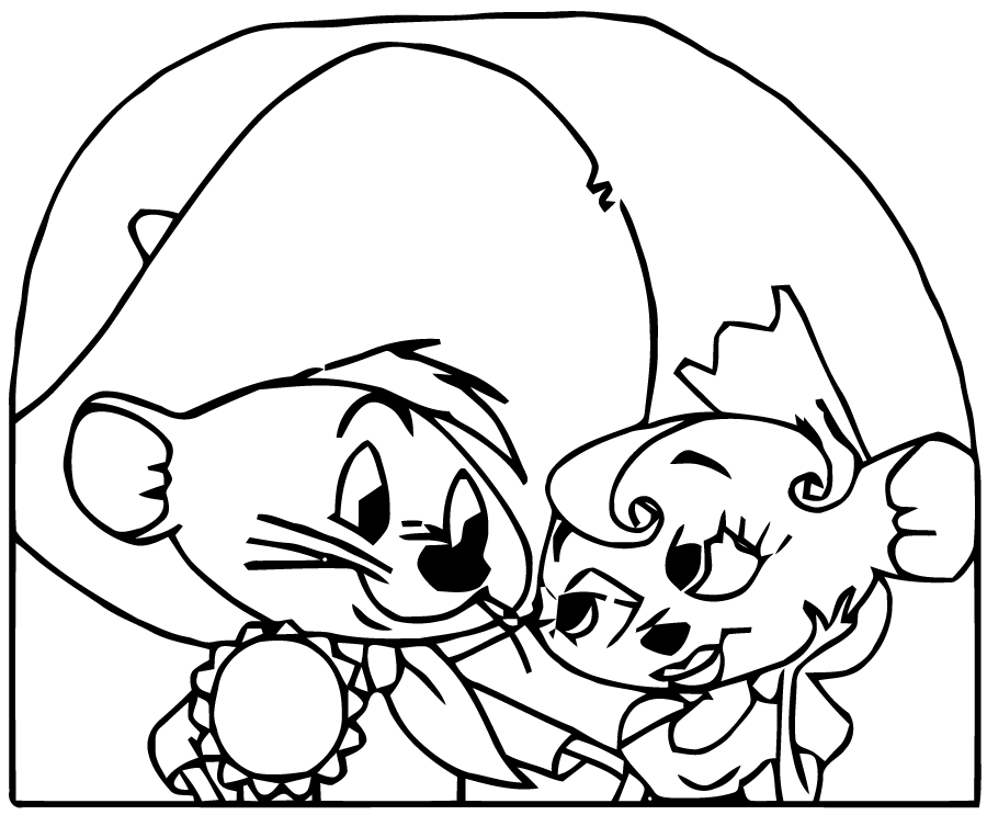 Speedy Gonzales en pleine course dans un décor mexicain
