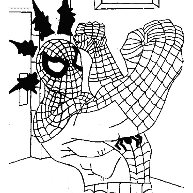 Coloriage Spiderman #43708 à imprimer Coloriage Spiderman #43708 à imprimer