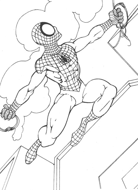 Spiderman en pleine action au cœur de la ville