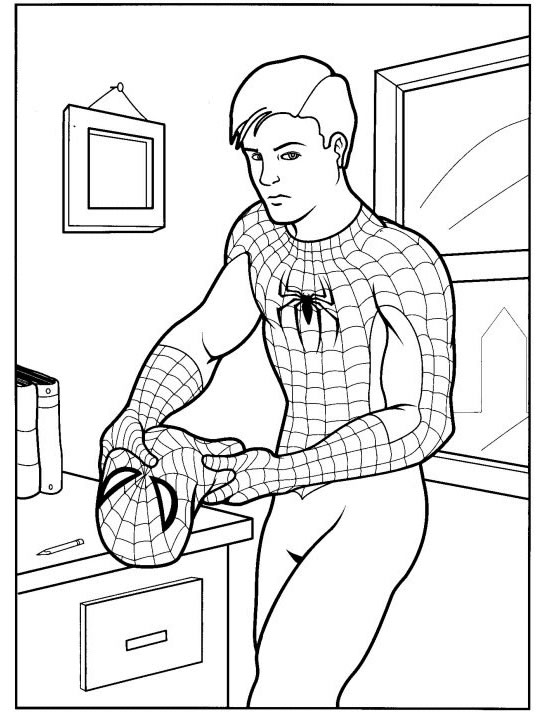 Spiderman en pleine action dans un décor urbain dynamique