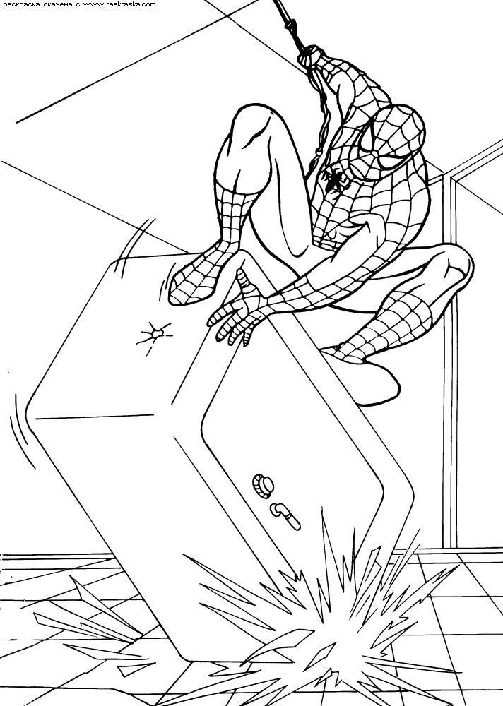 Spiderman en pleine action au cœur de la ville