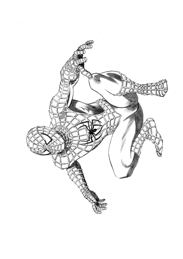Spiderman en pleine action au cœur de la ville