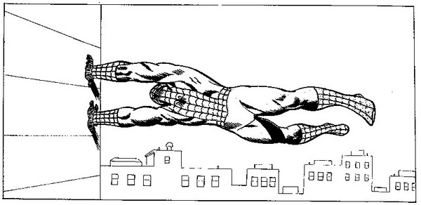 Spiderman en pleine action au cœur de la ville
