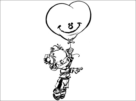 Spirou et Fantasio en pleine aventure dans un décor animé