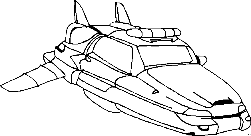 Coloriage de l'équipage de Star Trek en mission spatiale