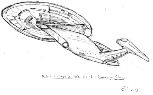 Coloriage de l'équipage de Star Trek à bord de l'USS Enterprise
