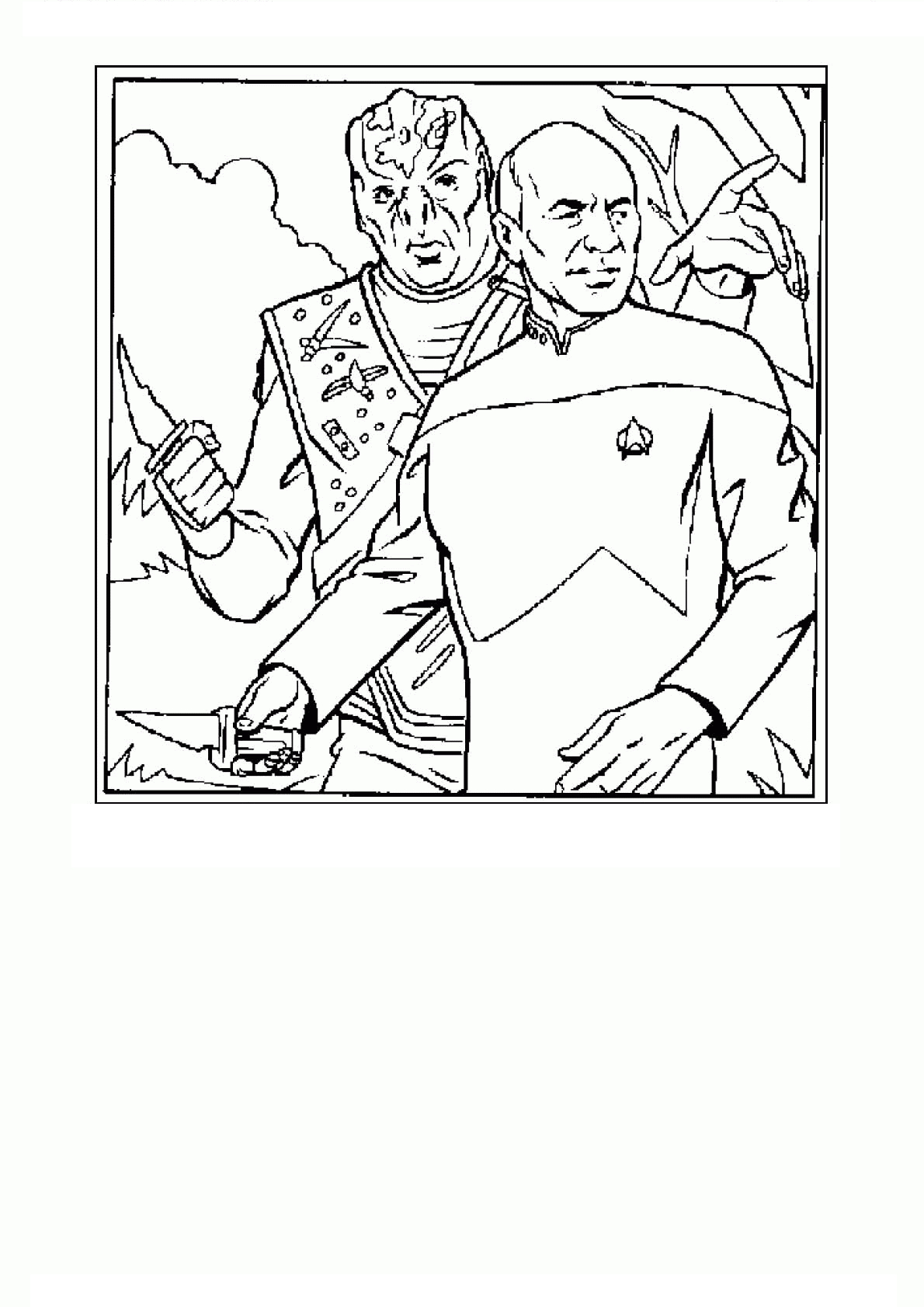 Scène de l'équipage de Star Trek en mission sur un vaisseau spatial