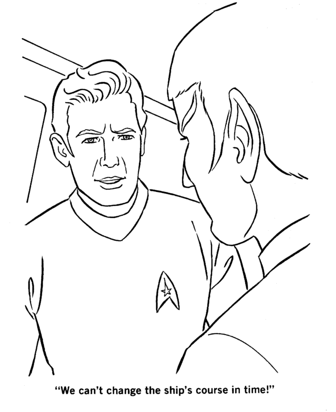 Scène emblématique de Star Trek avec l'USS Enterprise en exploration