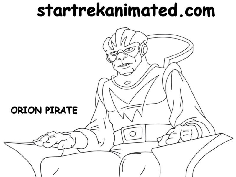 Coloriage de l'équipage de Star Trek à bord de l'USS Enterprise