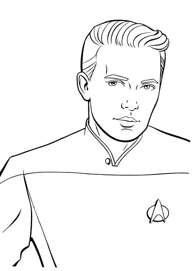 Scène de l'équipage de Star Trek à bord du vaisseau spatial