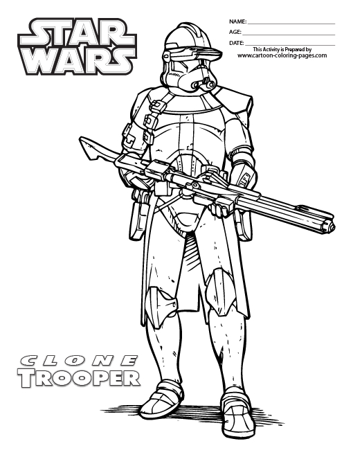 Le coloriage de Darth Vader et un vaisseau spatial dans l'espace
