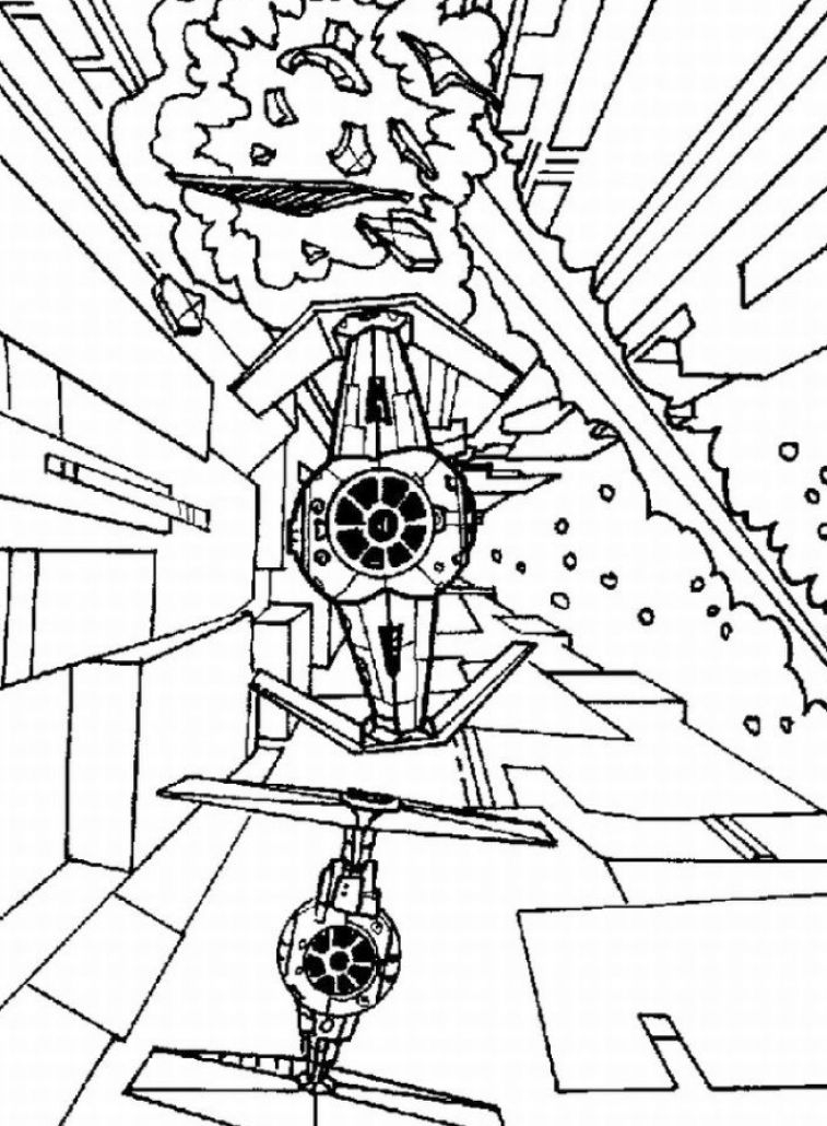Anakin Skywalker en pleine action dans un vaisseau spatial