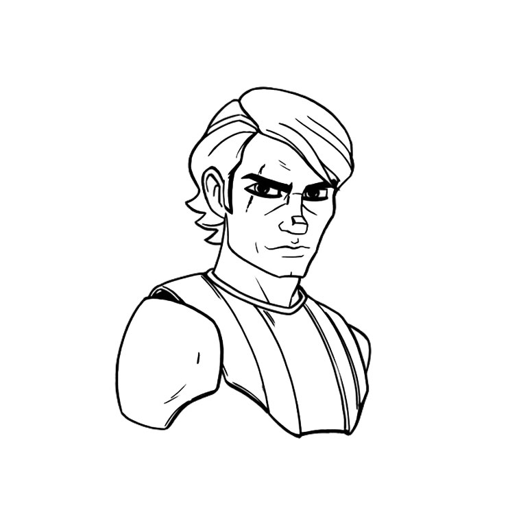 Scène emblématique de Star Wars avec des personnages en action