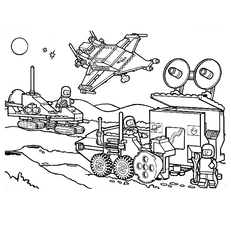 Coloriage de personnages emblématiques de Star Wars en pleine action