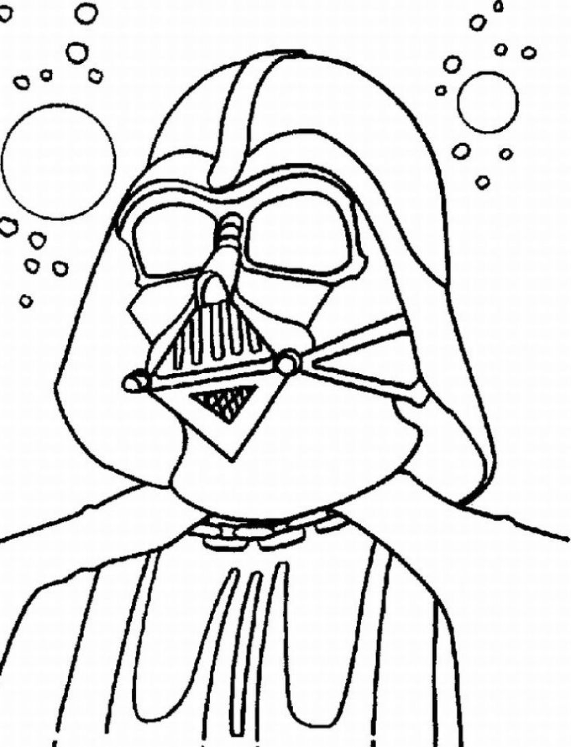 Coloriage de personnages emblématiques de Star Wars en pleine action