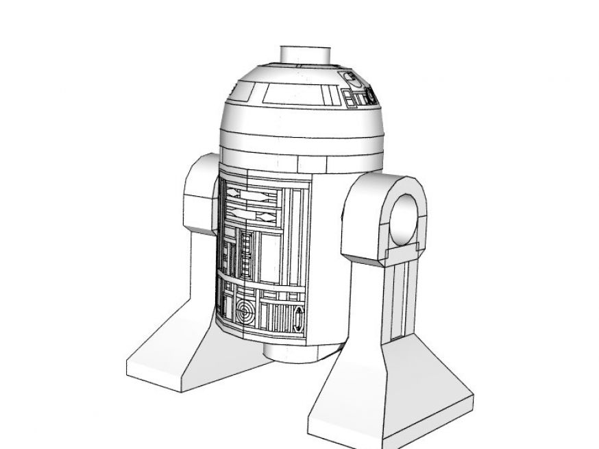 Coloriage de personnages emblématiques de Star Wars en pleine action