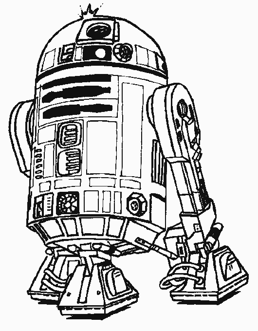 Coloriage d'un vaisseau spatial emblématique de l'univers Star Wars