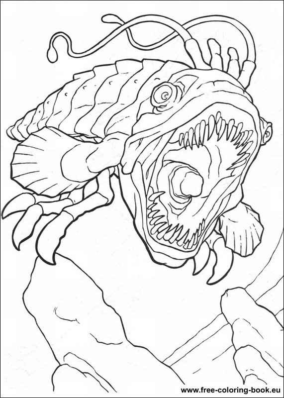 Coloriage de la bataille entre un vaisseau et des chasseurs dans l'univers de Star Wars