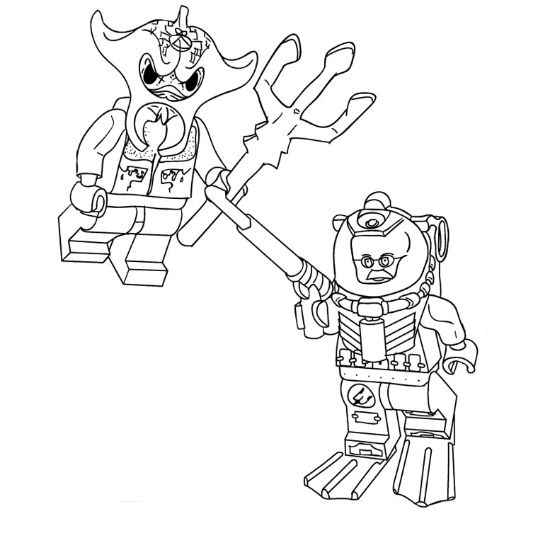 Coloriage d'un personnage emblématique de Star Wars en pleine action