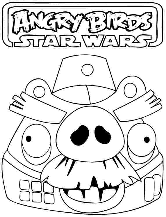 Coloriage de Dark Vador et un vaisseau spatial dans l'univers de Star Wars