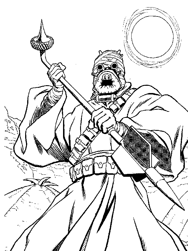Personnages emblématiques de Star Wars en pleine action