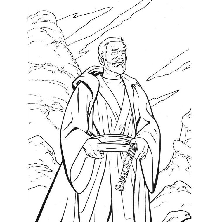 Personnages emblématiques de Star Wars prêts à l'action dans un décor galactique