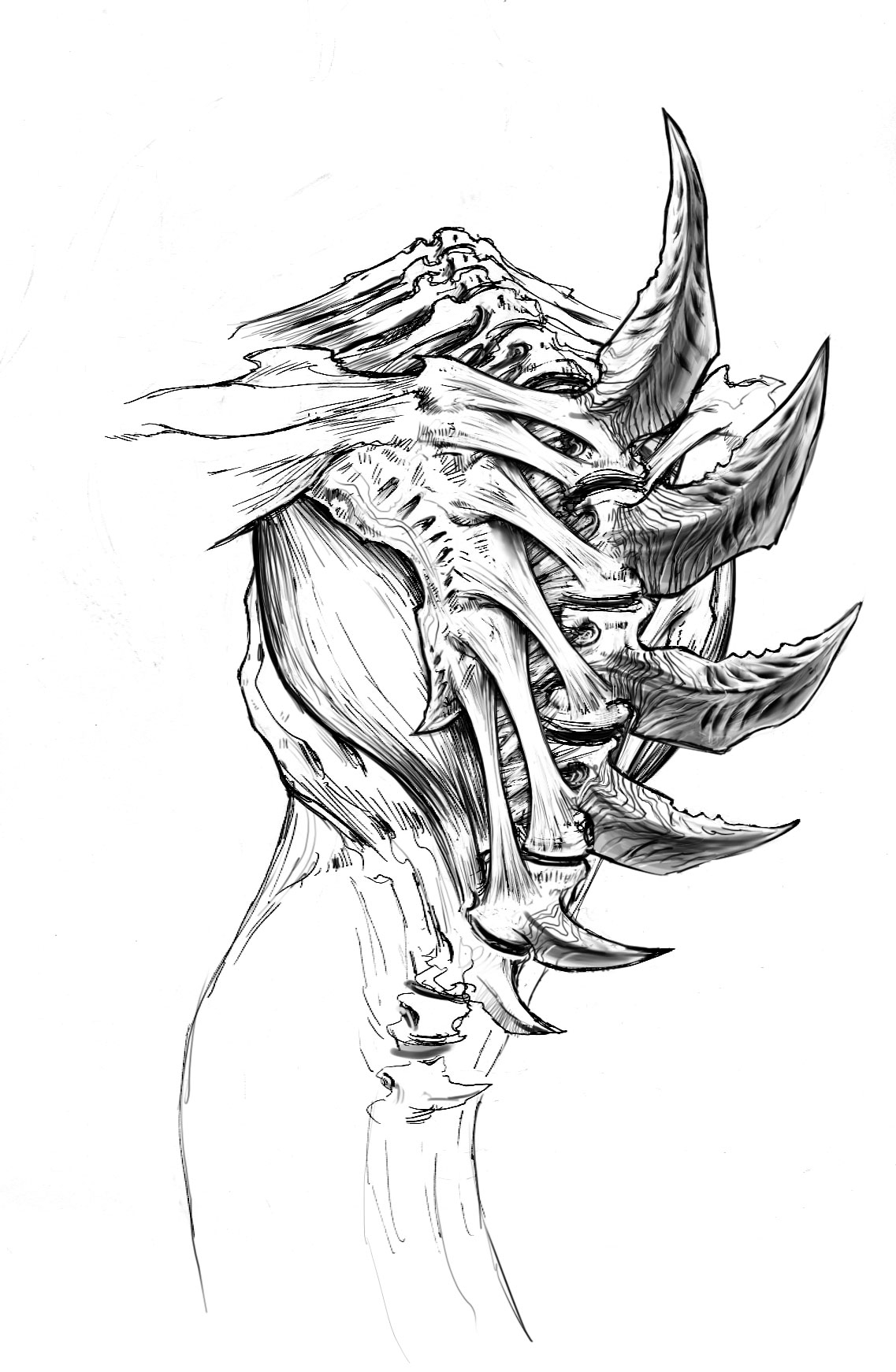 Coloriage d'un personnage emblématique de Starcraft dans un environnement futuriste