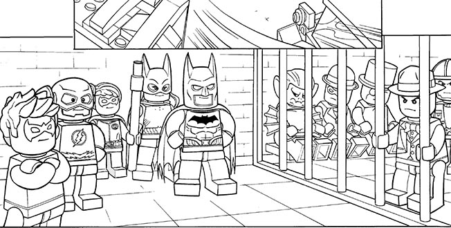 Super-héros DC Comics en action avec un décor dynamique