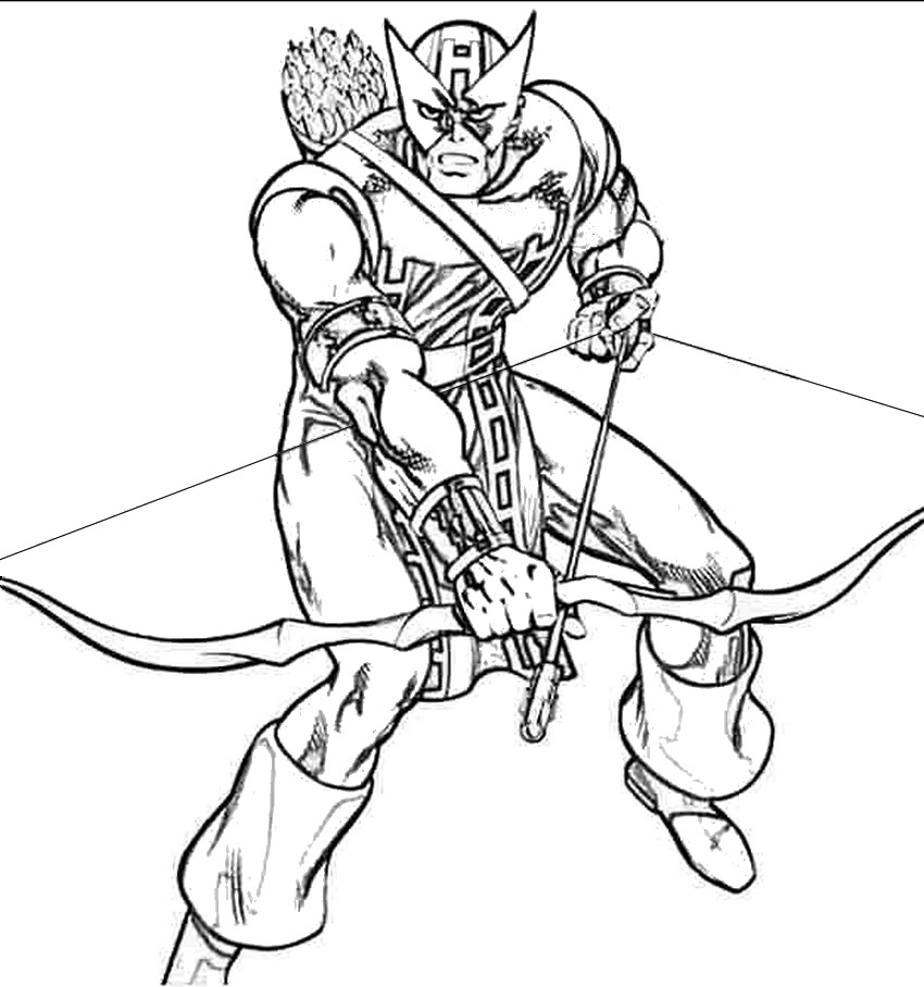 Coloriage de super-héros DC Comics en action dynamique