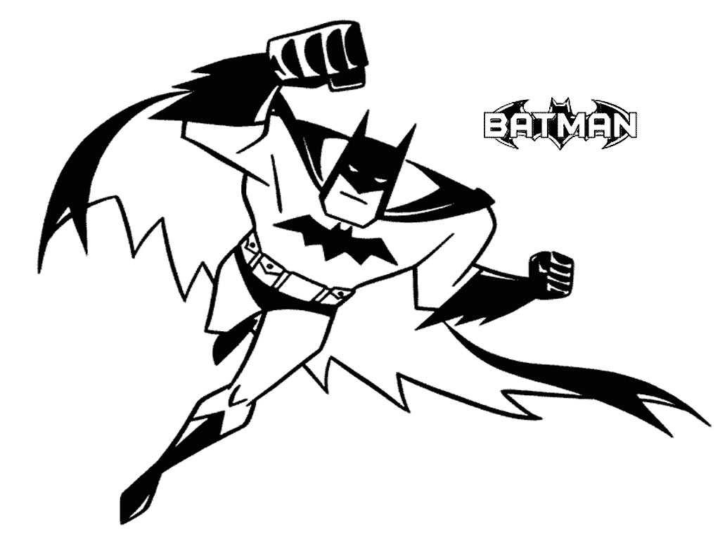 Coloriage d'un super héros de DC Comics en pleine action
