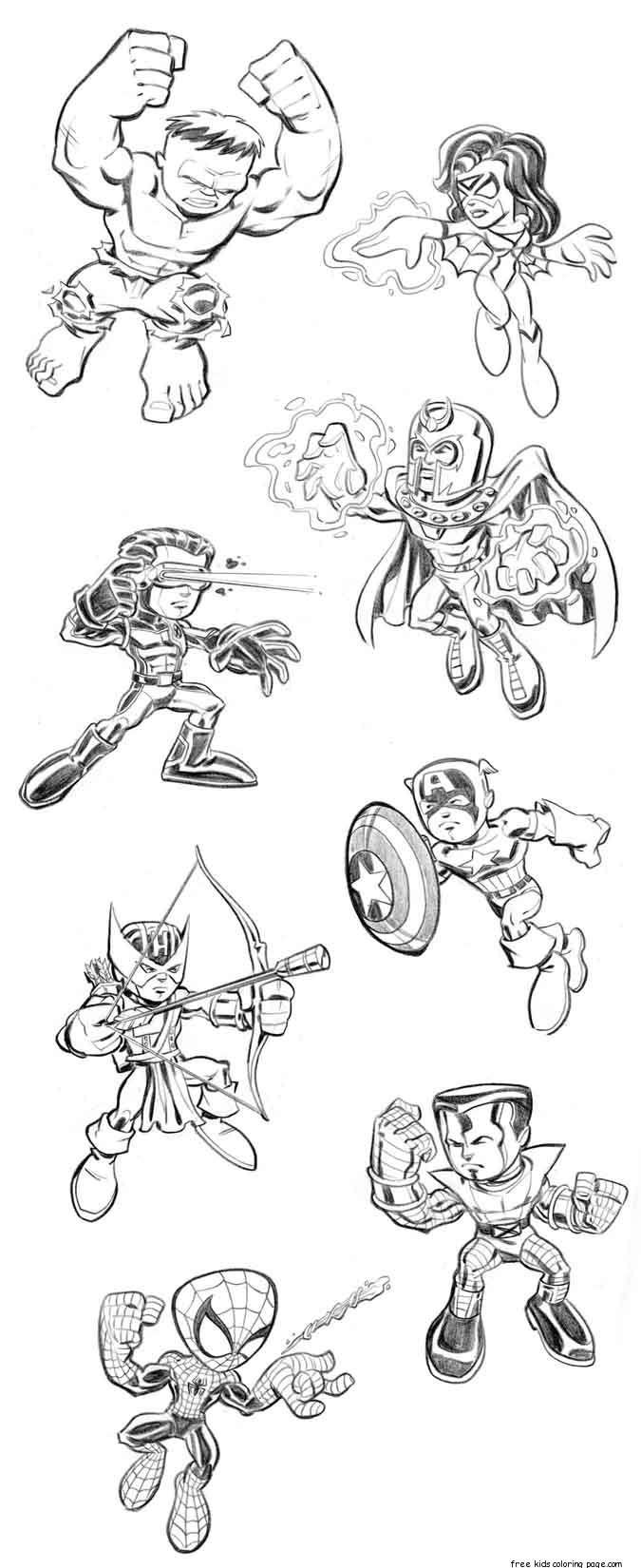Coloriage de super-héros DC Comics en pleine action
