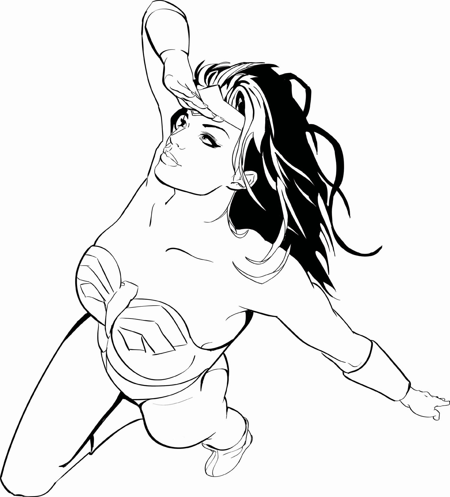 Super-héros DC Comics en action dans une scène dynamique