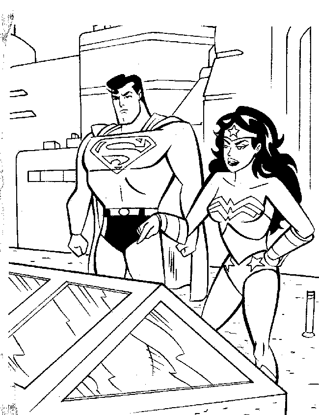 Super-héros DC Comics en pleine action sur un fond dynamique