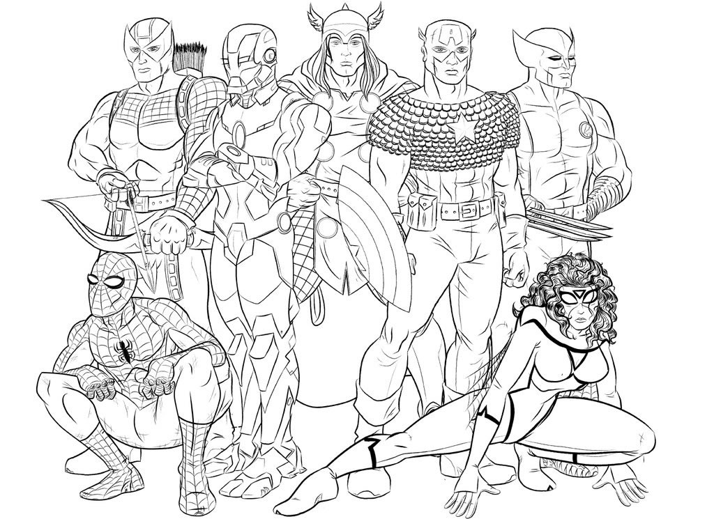 Super-héros Marvel en pleine action contre un ennemi redoutable