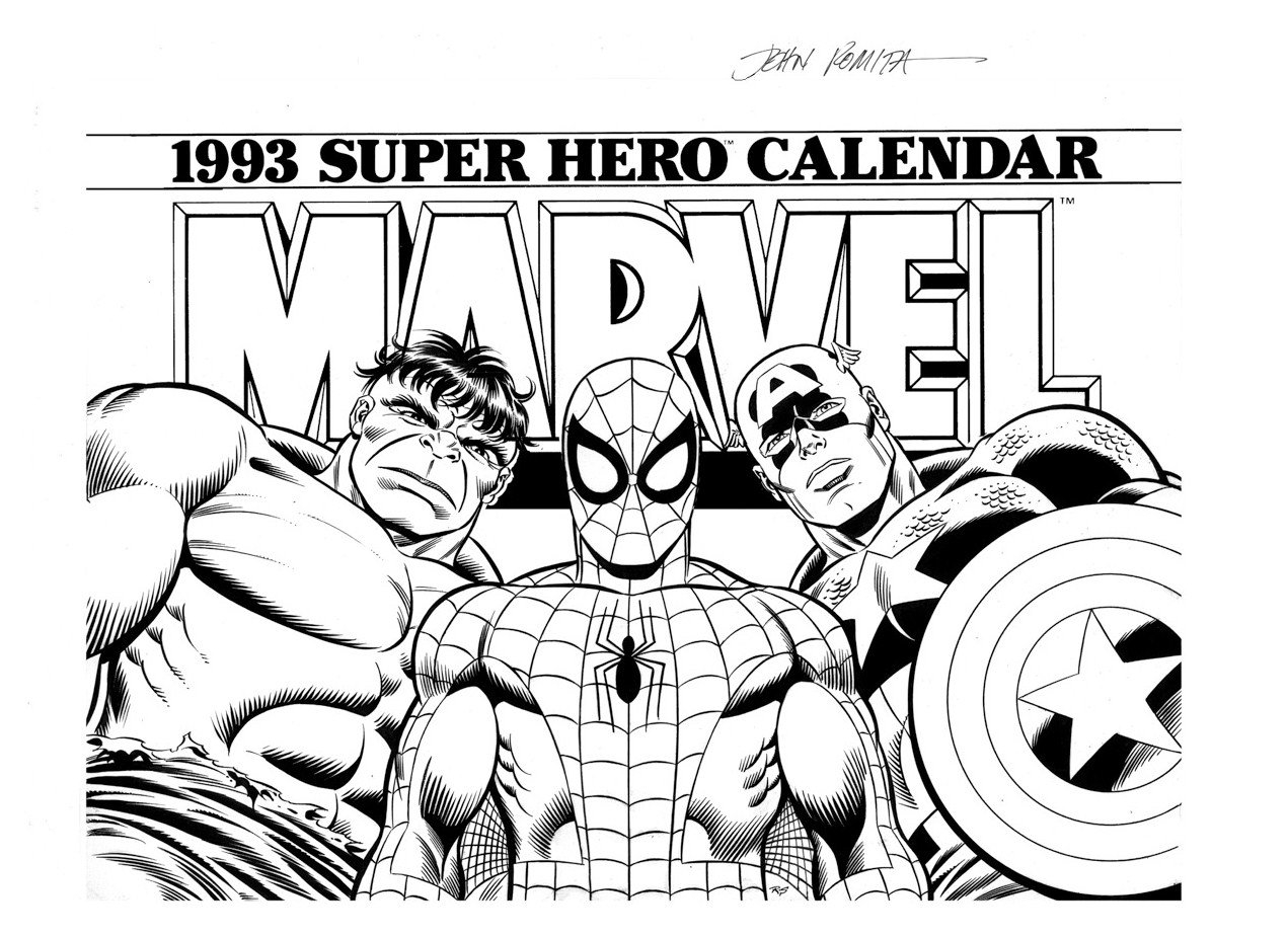 Super héros Marvel en pleine action dans un décor urbain