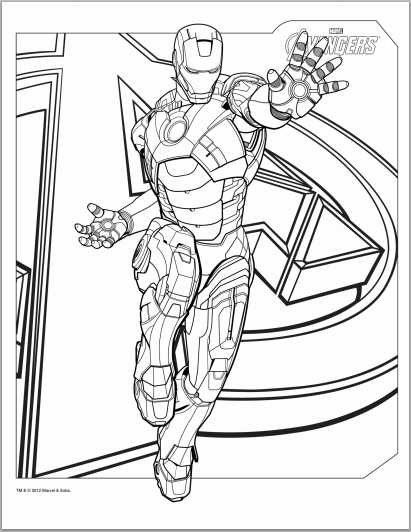 Coloriage d'un super-héros Marvel en pleine action