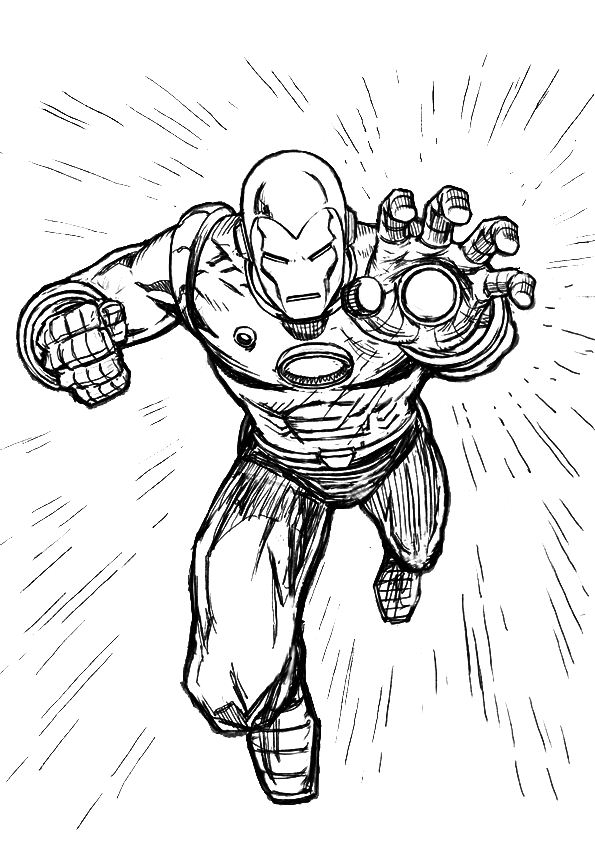 Super-héros Marvel en action dans un décor dynamique