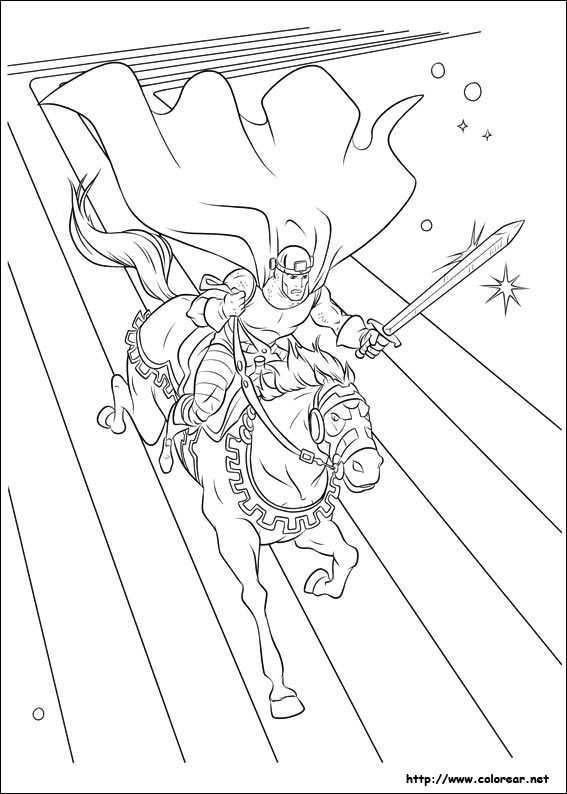 Coloriage d'un super-héros Marvel en pleine action
