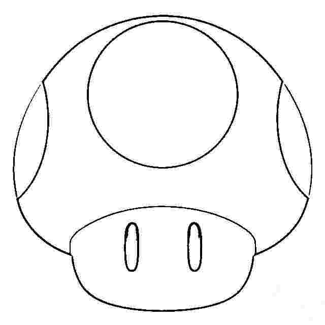 Coloriage de Mario sautant avec un champignon dans un décor de jeux vidéo