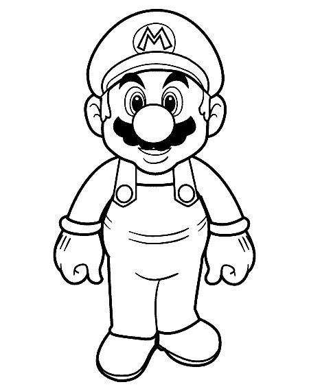 Super Mario sautant joyeusement sur un bloc dans un décor de jeu vidéo