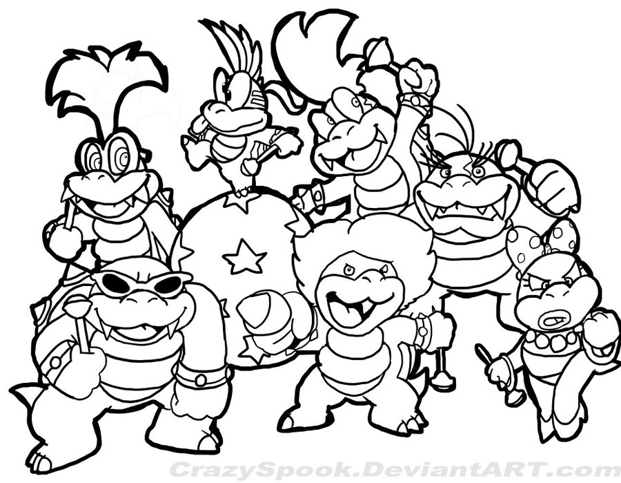 Super Mario et Luigi sautant joyeusement dans le monde coloré de Mushroom Kingdom