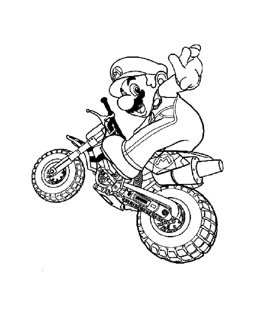 Super Mario sautant dans un monde de couleurs vives